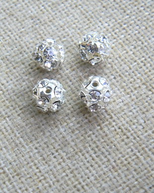 Margele rhinestone 10 mm (F33)