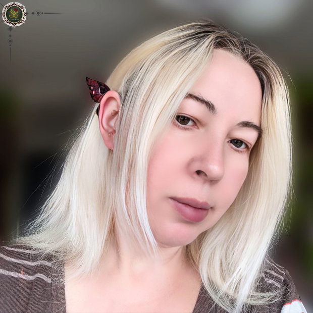 Cercei ear wrap "Butterfly Wing"