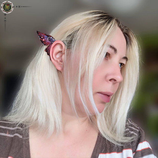 Cercei ear wrap "Butterfly Wing"