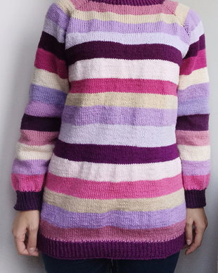 Pulover multicolor L