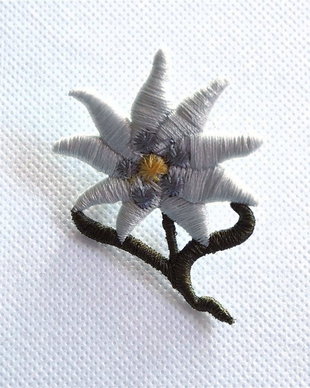 Brosa floare de colt