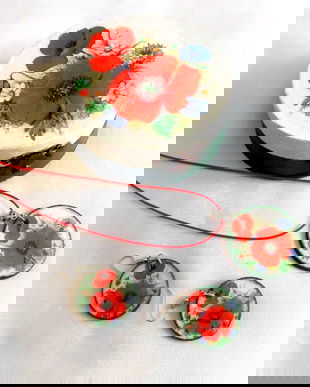 set cadou cu maci 43610