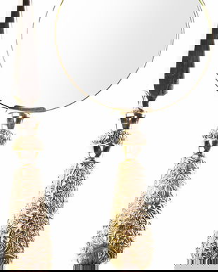 Set birou din alama masiva cu manere deosebite