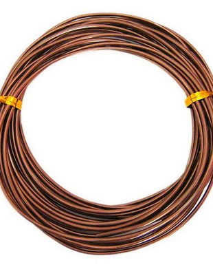 Sarma din aluminiu, 1 mm, maro