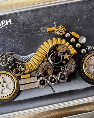 Motocicleta model Triumph Cod M 592・Cadouri originale pentru barbati・Design Auto・Decoratiuni casa
