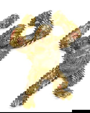 Gorila-statueta STEAMPUNK din rasini