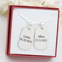 Set Placute Army Personalizate / Text / Argint 925