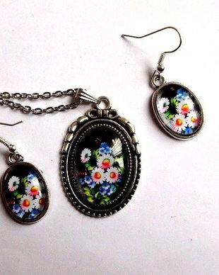 Set bijuterii model floral 31901