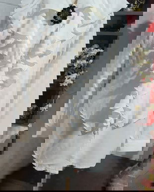 Bluza cu vesta incorporata din bumbac