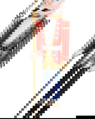 Statueta mare din rasini cu Spargatorul de Nuci