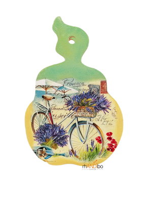 Tablou tocător Bicicleta & Lavandă