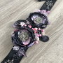 Brau elegant cu flori pictate