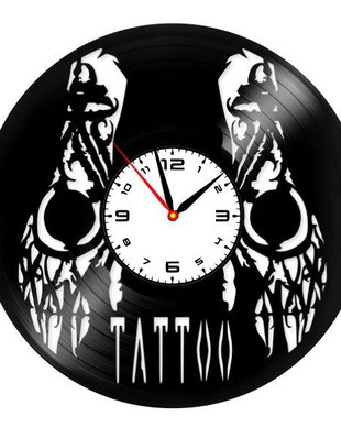 SALON TATUAJE-ceas de perete