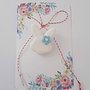 Brosa martisor iepuras cu piatra Preciosa