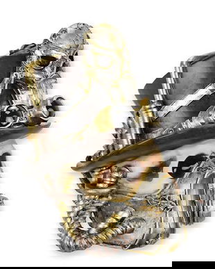 Statueta STEAMPUNK cu craniu