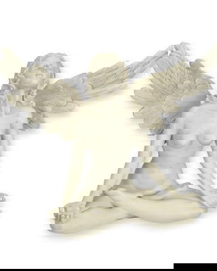 Inger facand yoga-statueta de rasini