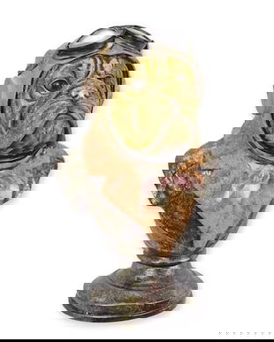 Buldog pilot-bust din rasini