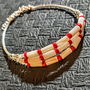 Rezervata Bratara argint sidef coral tub heishi minimalista trendy boho chic-Transport gratuit