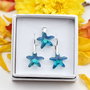 Set Swarovski / Stelute De Mare / Argint 925