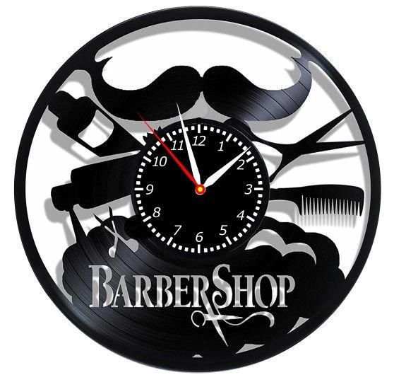 BARBERSHOP-ceas de perete (personalizabil)