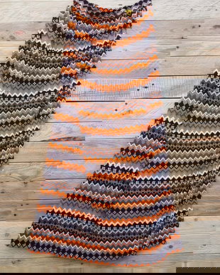 Fusta maxi "pumpkin orange"