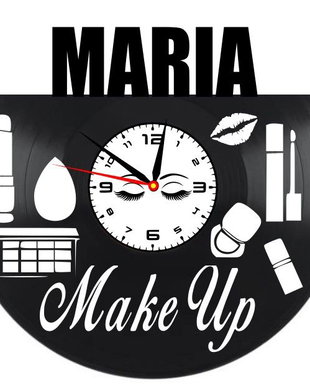 SALON MAKE-UP-ceas de perete (personalizabil)