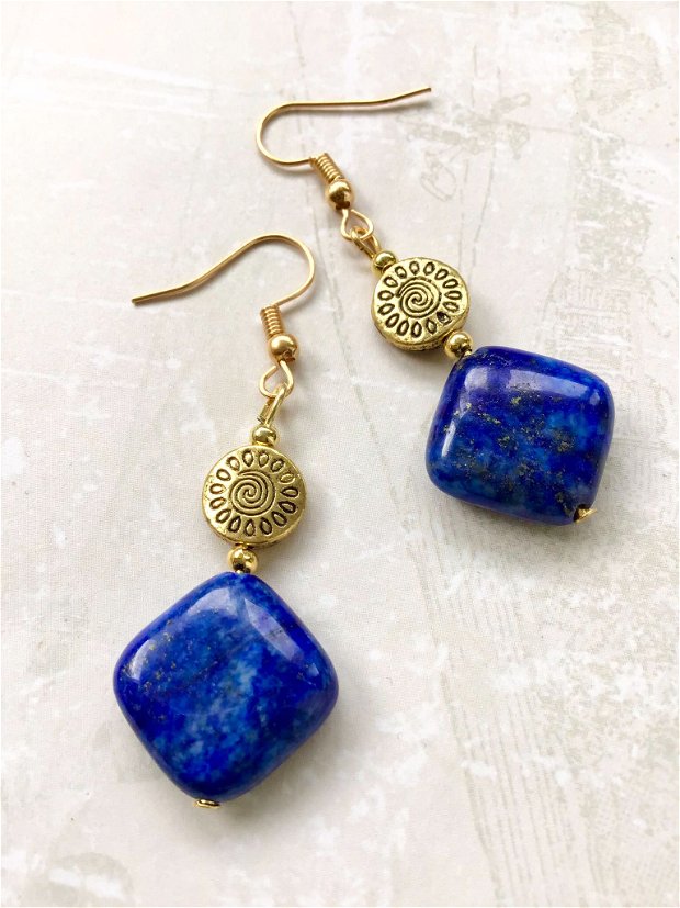 Colier vintage lapis lazuli