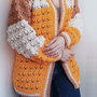 Cardigan crosetat damă, S/M
