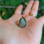 Inel Pirita druzy si Argint 925 - IN1263 - Inel auriu vintage, cadou romantic elegant, cristaloterapie