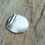 Baza pandantiv, argint 925 rodiat, 18 mm