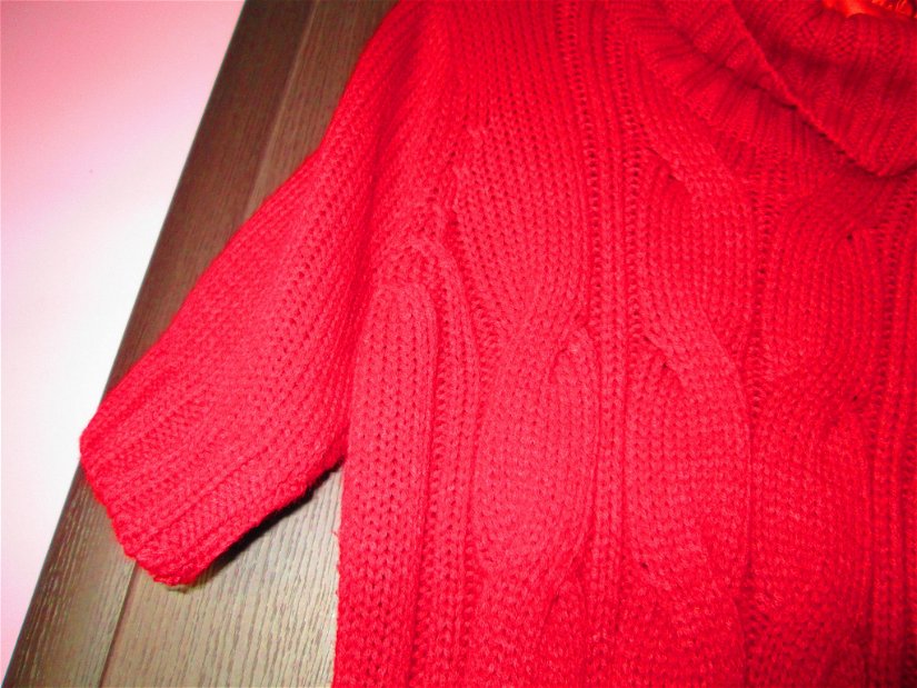 pulover/rochie superb rosu inchis Biaggini L