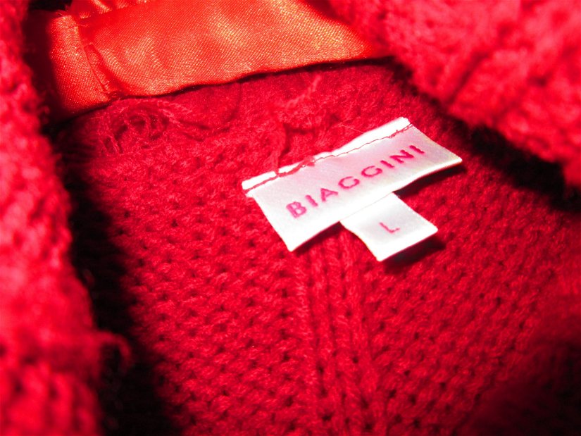 pulover/rochie superb rosu inchis Biaggini L