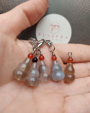 Amuleta Feng Shui Wu Lou pentru sanatate si longevitate/mini breloc/accesoriu pentru geanta Model 3