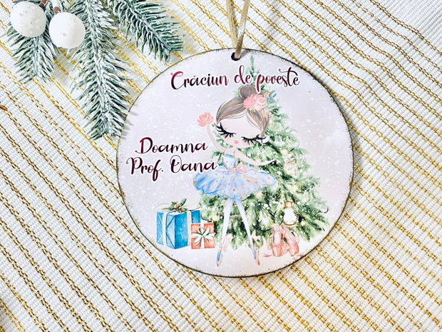 Ornament Craciun Personalizat - Sweet Ballerina