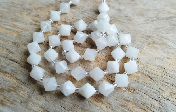 Sirag piatra lunii 10 mm (34 buc)
