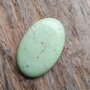 Cabochon crisopraz lemon, 44x29x6 mm