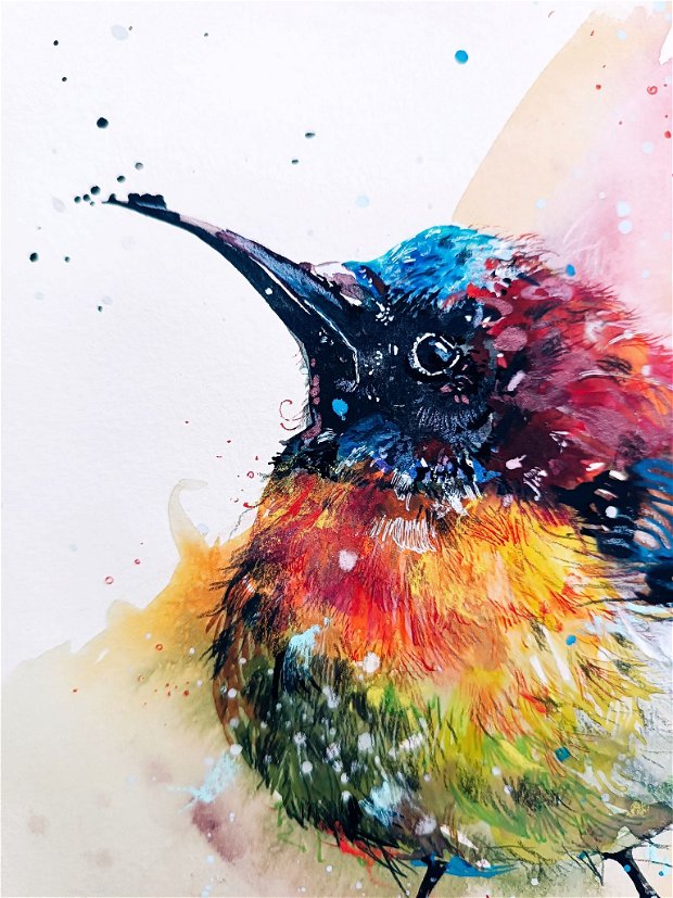 Tablou Colorful BIRD - Birds Collection