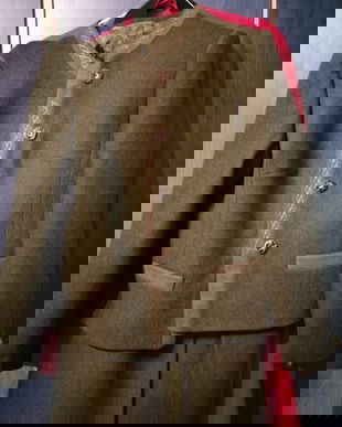 Costum de lana Kaki