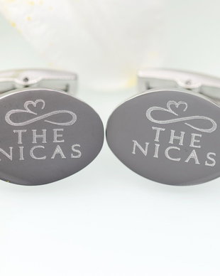 Butoni Camasa Personalizati/ Ovali / Text / Inox Inoxidabil