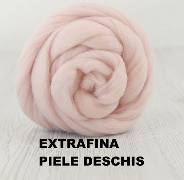 lana extrafina -piele deschis-50g