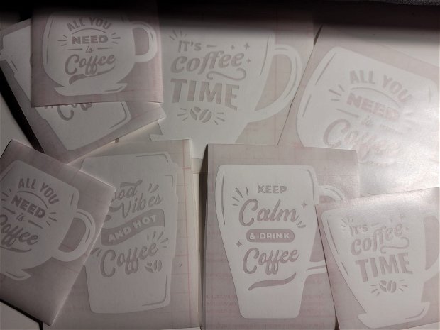 Stickere Coffee Mug - 8 buc./set