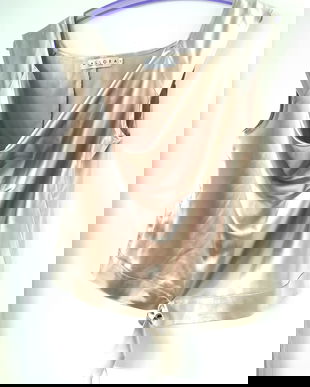 Top bej satinat , Allora , 42