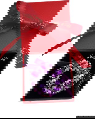 AMORE - Broșă coronita  Happy Christmas , Broșă festiva