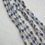 Lapis pe lant argint, 20 cm. (F34)