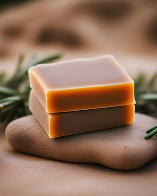 Șampon solid cu pudre Ayurveda și fibre de mătase naturală