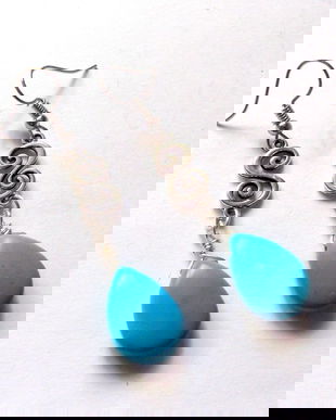 cercei turcoaz 43997