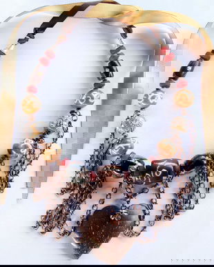 Colier unicat cu lant cuprat