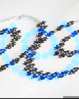 Colier si bratara din margele lampwork