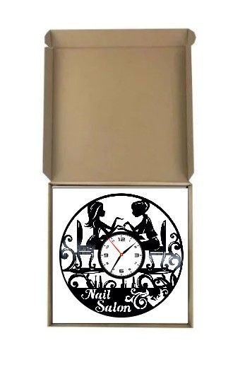 SALON MANICHIURA- ceas de perete (personalizabil)