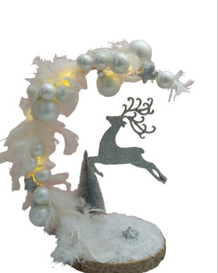 Decorațiune pentru Crăciun- White Xmas